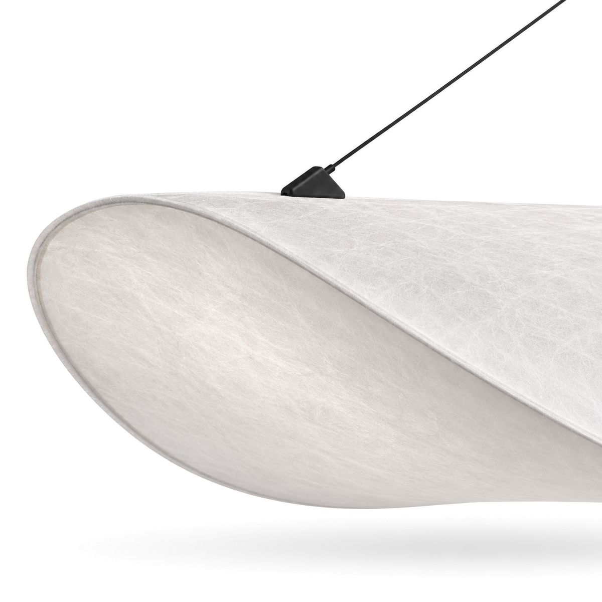 Wabi-Sabi Wave Pendant Light | Japandi Paper Shade, Integrated LED, 40, 50 or 60 cm