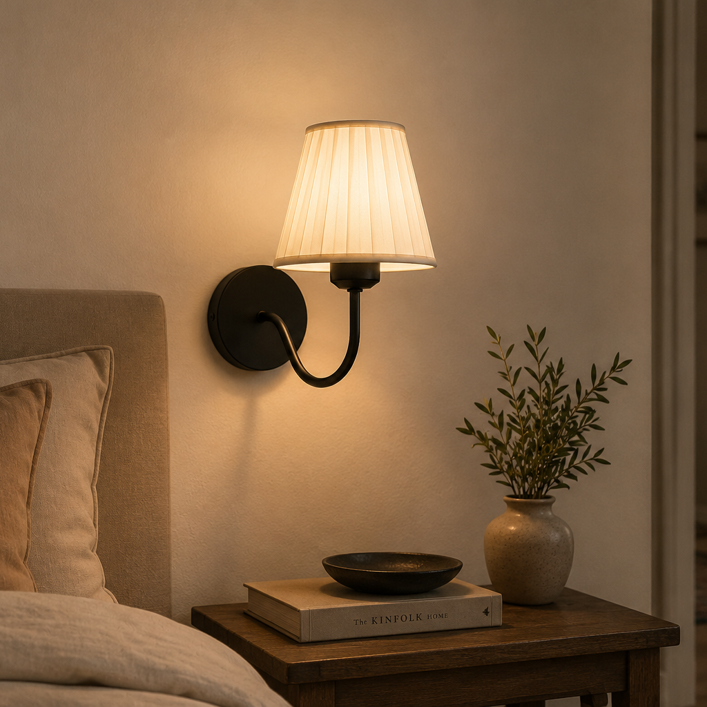 Rechargeable dimmable wall light - bedroom