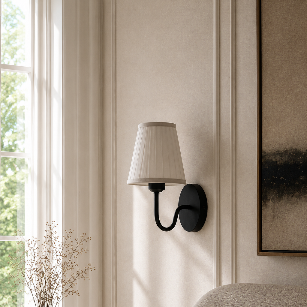 Rechargeable dimmable wall light - living room