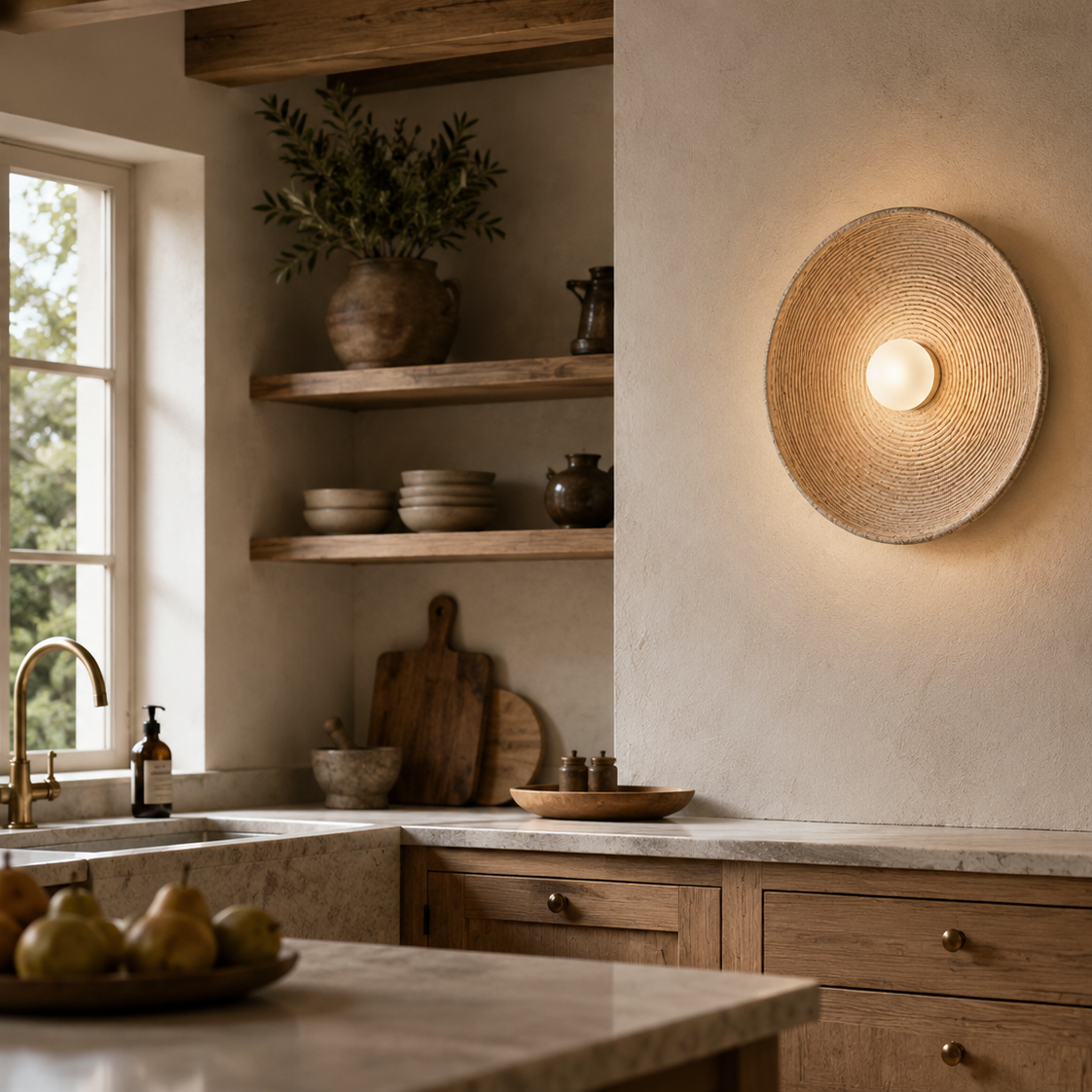 Retro wall light - kitchen